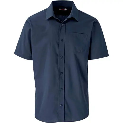 Mens Short Sleeve Kensington Shirt Navy